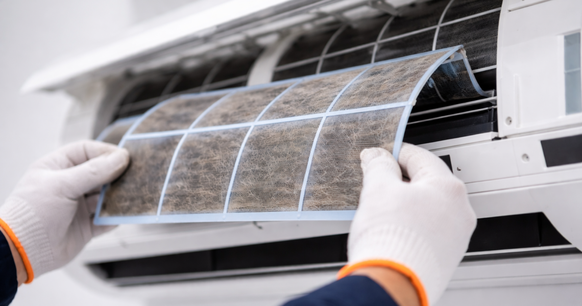 Filtre sale ? Voici quand nettoyer ou remplacer votre climatiseur