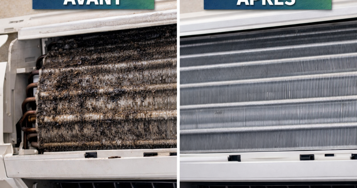 nettoyer évaporateur mural