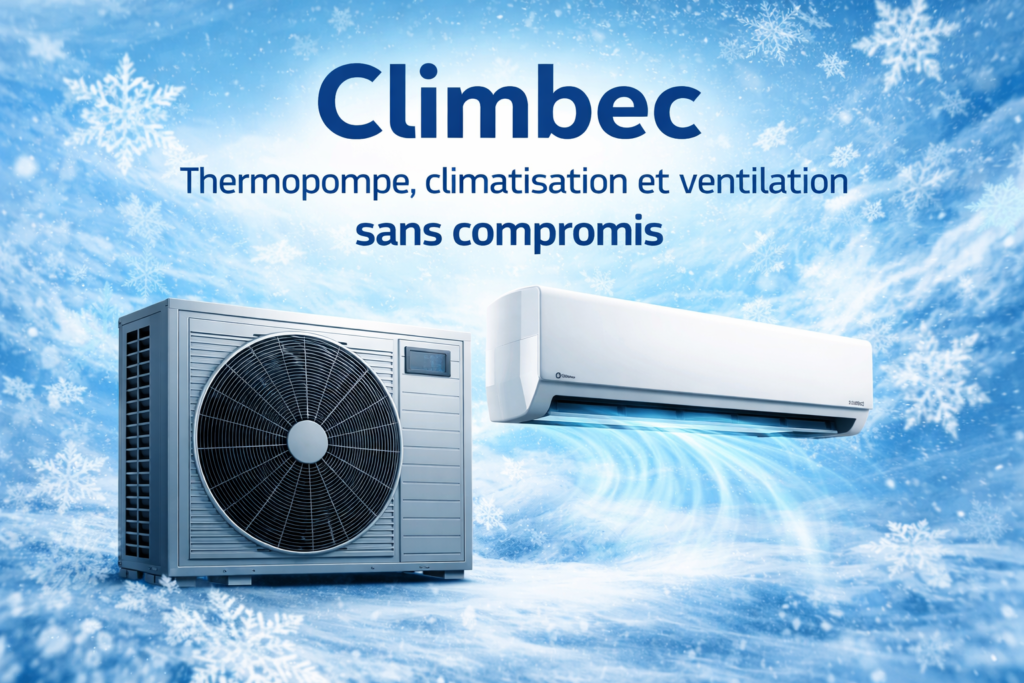 Thermopompe, climatisation et ventilation